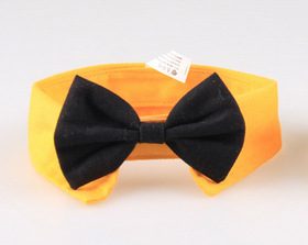 Cat and dog bow ties - Yellow-Black