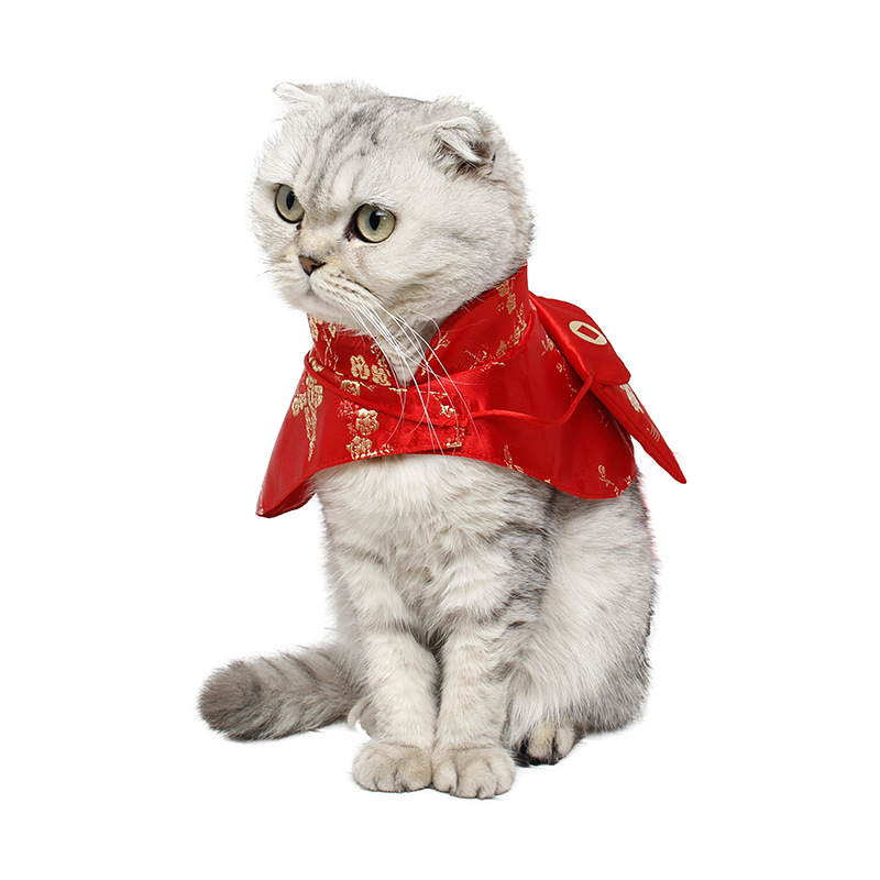 MYIDEA® Cat New Year Costume Red Envelope Cloak – MYIDEA® PET – Care ...